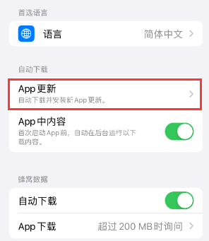 阜康苹果15维修中心如何让iPhone15APP自动更新